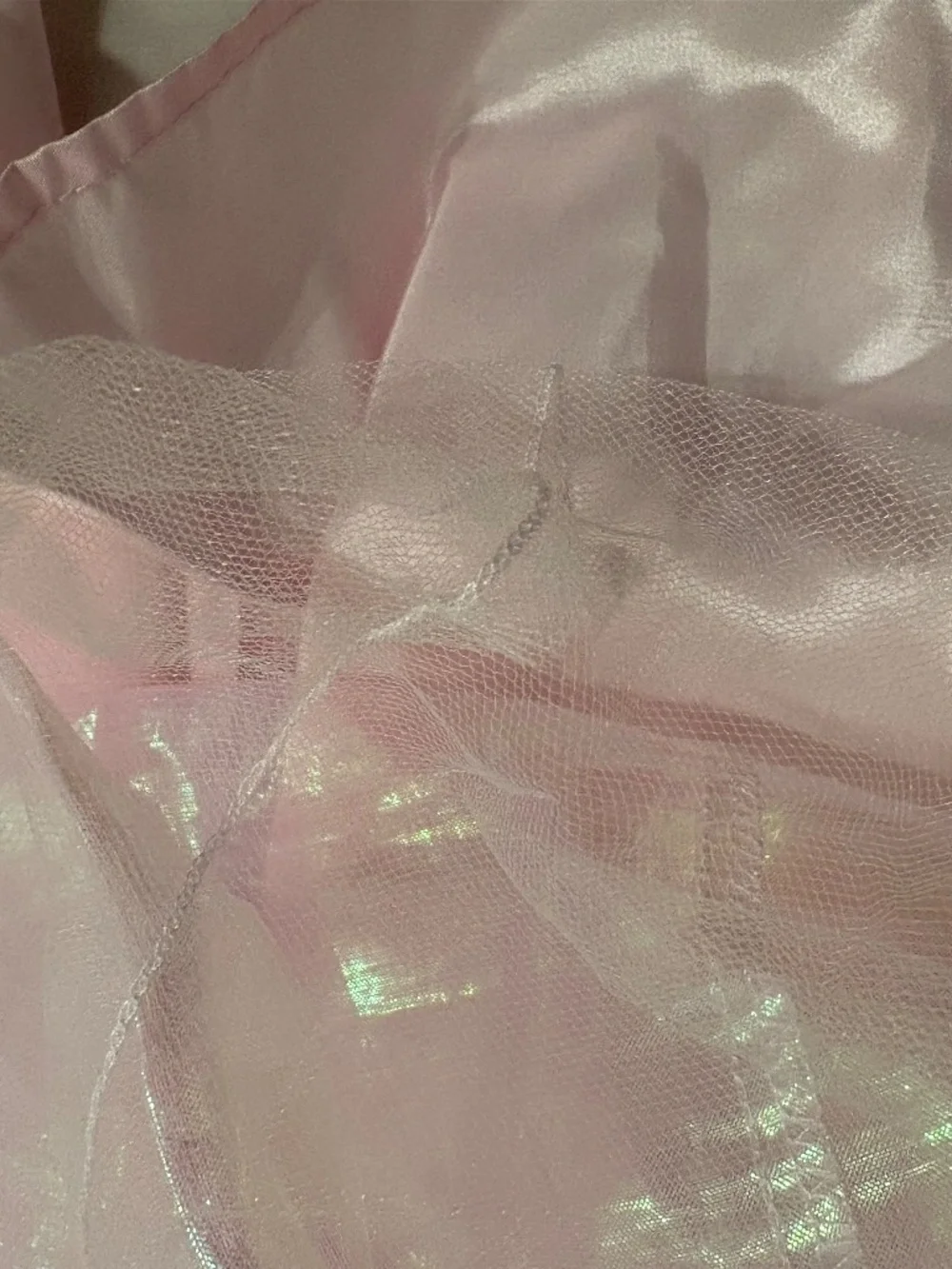 Fairytale by Pink & Violet Girls Dress Size 6X Pink Iridescent Princess